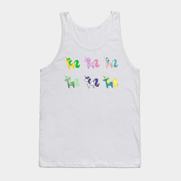 Unicorns on parade Tank Top by FalyourPal